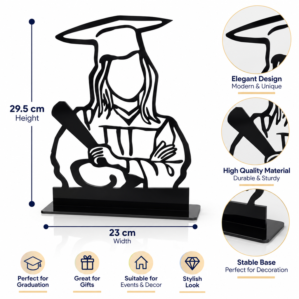 ستاند تخرج أسود 🎓